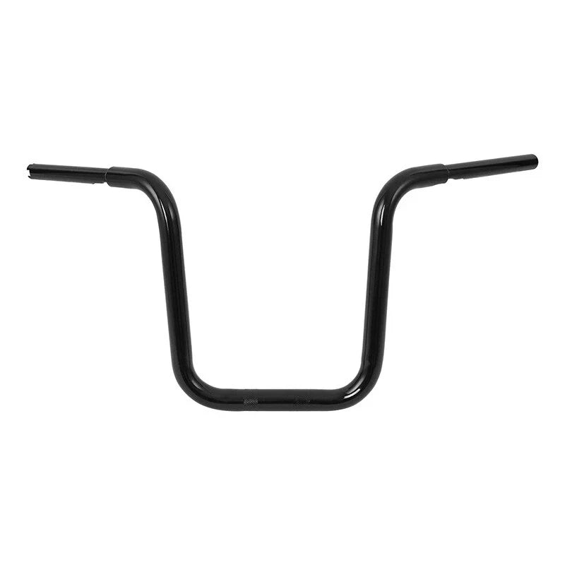 Black 14" Rise 1-1/4" Ape Hanger Bar Handlebar Fit Harley Fat Boy Bob 18-25