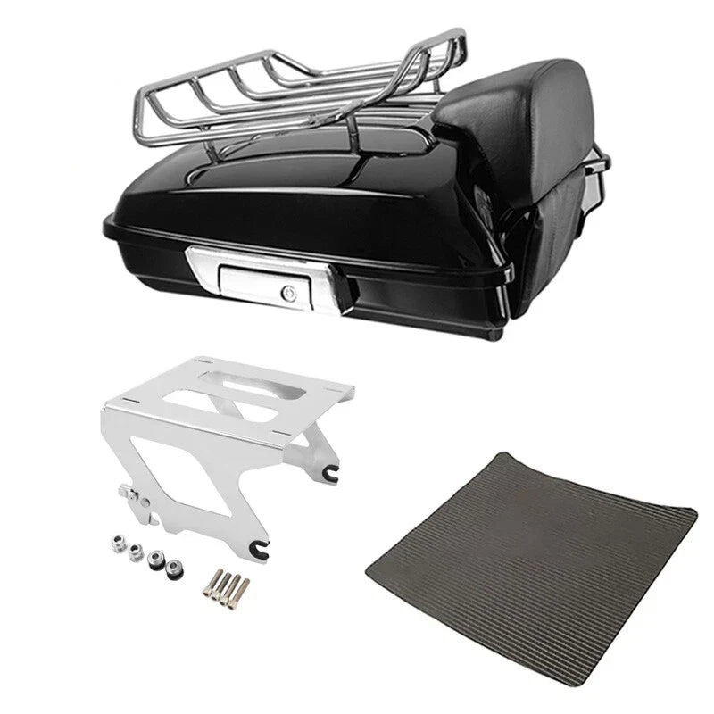 Razor Trunk Backrest Mount Rack Fit For Harley Low Rider Sport Glide 18-25