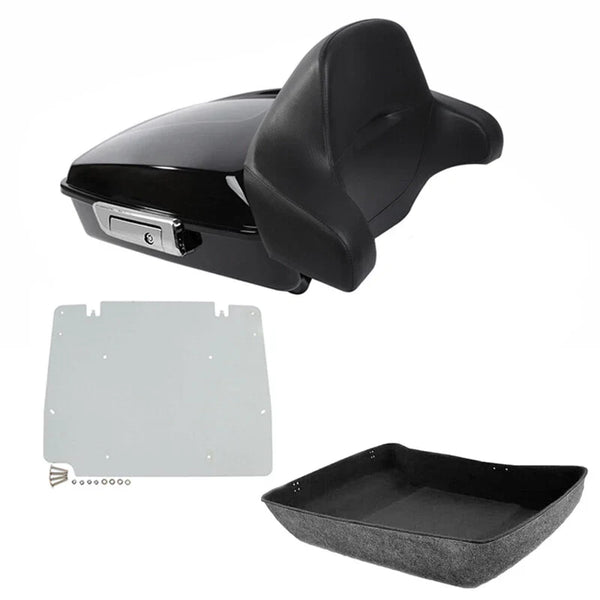 Chopped Trunk Backrest Base Plate Fit For Harley Touring Street Glide 2014-2026