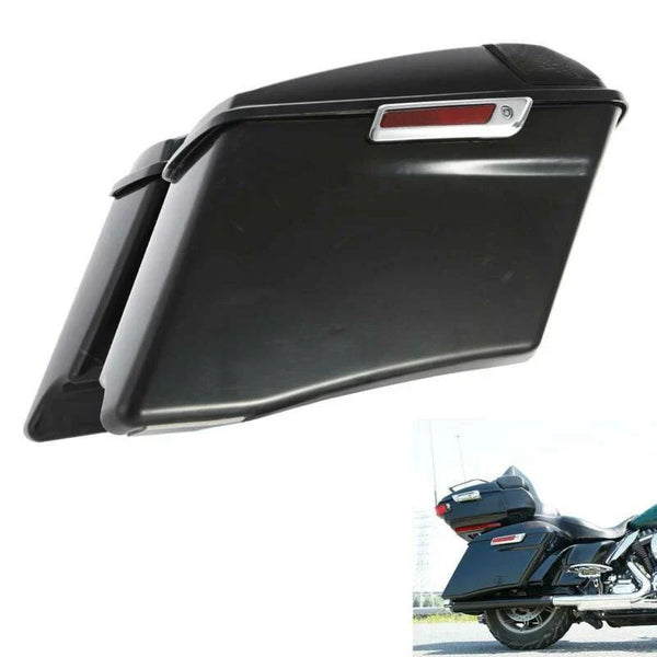 Unpainted 4'' Stretched Hard Saddlebags Bags Fit For Harley Road Glide 2014-2024