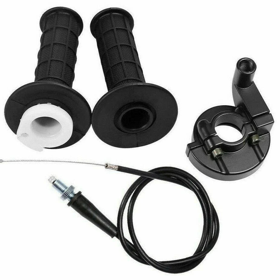 Throttle And 36" Cable Grip Handle Bar Set For Suzuki Motorcycle New