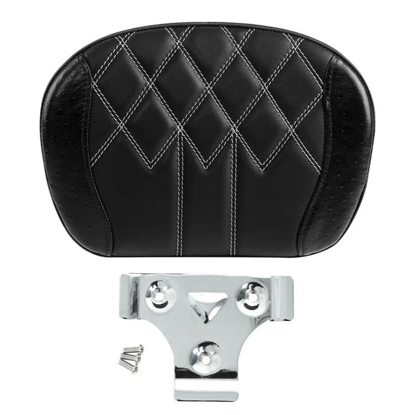 Sissy Bar Passenger Backrest Pad Fit For Harley Cvo Road King Electra Glide Flht