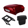 Chopped Trunk Pad 2 Up Mount Fit For Harley Road Glide 14-25 Velocity Red Sunglo