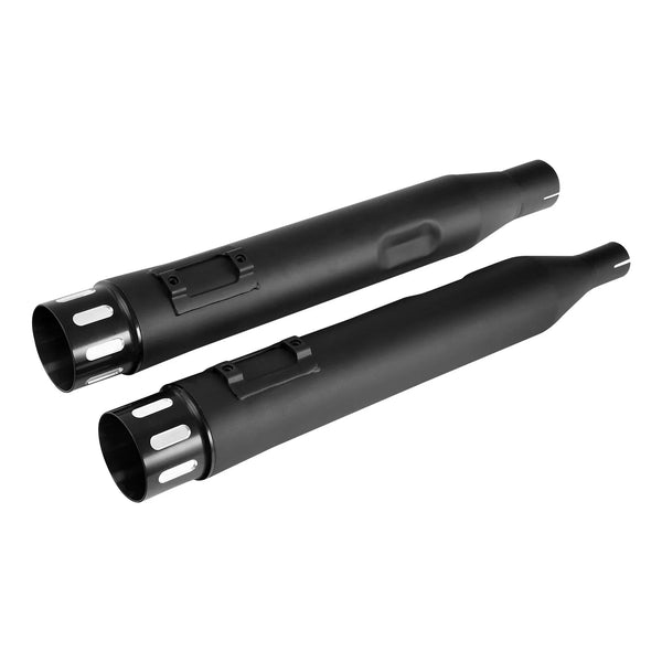 4" Slip on Straight Mufflers Exhaust Fit For Harley Touring Road King 2017-2025