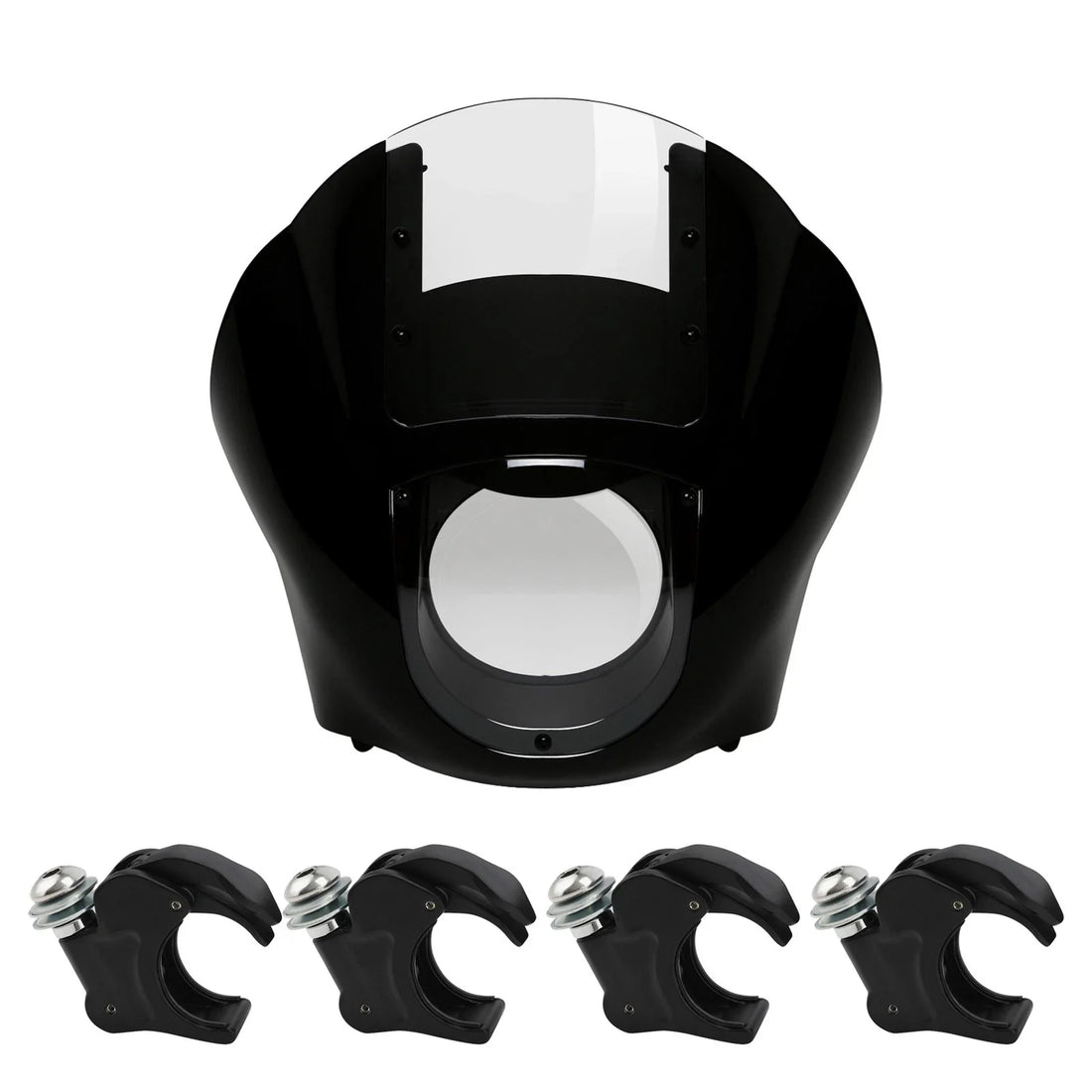 Quarter Fairing Windshield 39mm Fork Clamp Fit For Harley Sportster XL883 Dyna