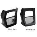 Black Fairing Spoilers Radiator Cover Fit For Harley Road King Glide 2017-2022