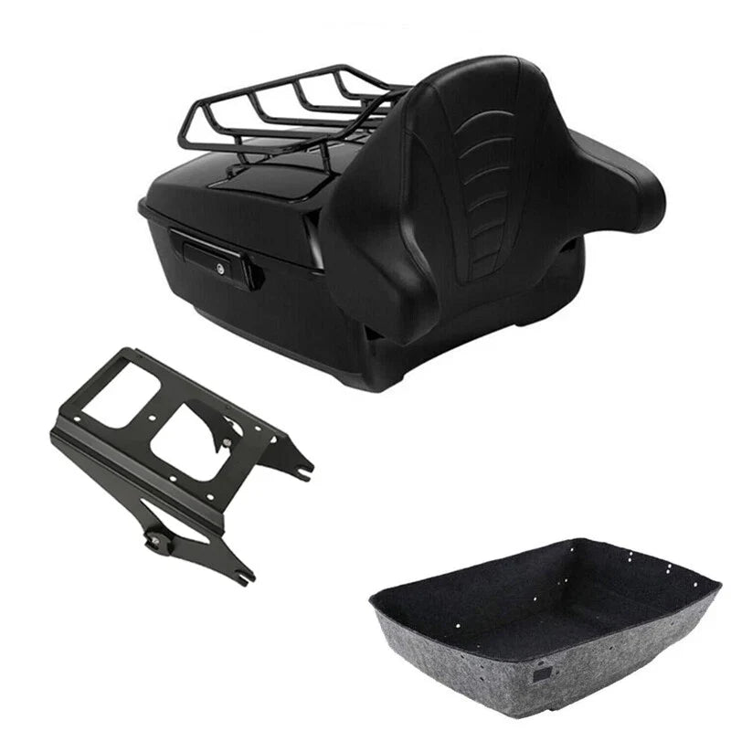 King Trunk Pad Luggage Mount Rack Fit For Harley Touring 2009-2013