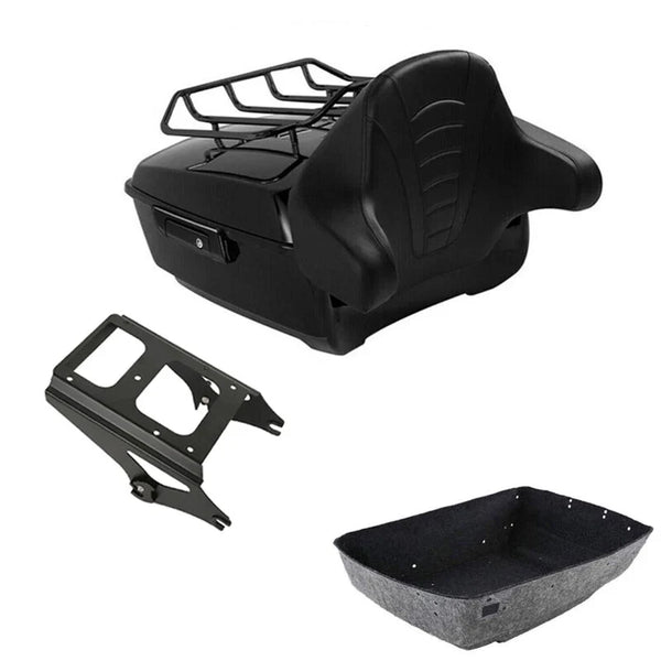 King Trunk Pad Luggage Mount Rack Fit For Harley Touring 2009-2013