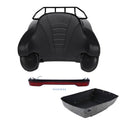 King Trunk Rack Pad Speakers LED Tail Light Fit For Harley Touring Fltrx 2014-26