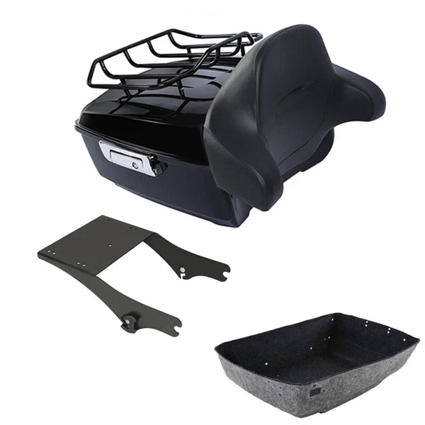 King Trunk Pad Mount Rack Fit For Harley Touring Fltr Flht 1997-08