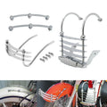 Front Spear Trim /Rear Fender Bumper Cheese Grater Fit For Harley Springer 97-03