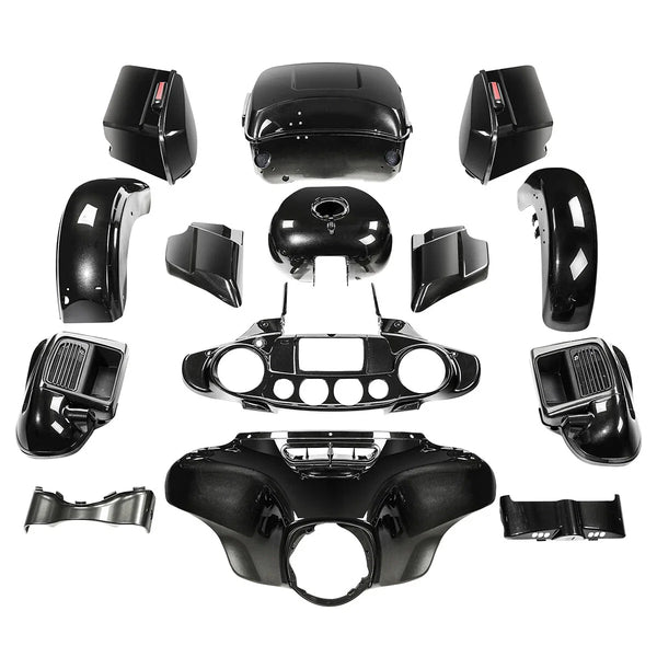 Fairings Bodywork Kit Fit For Harley Touring Cvo Limited 2018 Black Earth Fade