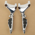 Rear Passenger Footpegs Footrests Fit For Harley Sportster XL 2004-2013