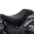 Black Red Seat Solo Fit For Harley Softail Slim Heritage Classic 2018-2025