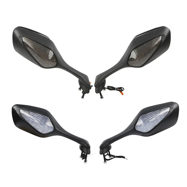 LED Turn Signal Integrated Rearview Mirrors Fit For Honda CBR1000RR 2008-2016 09