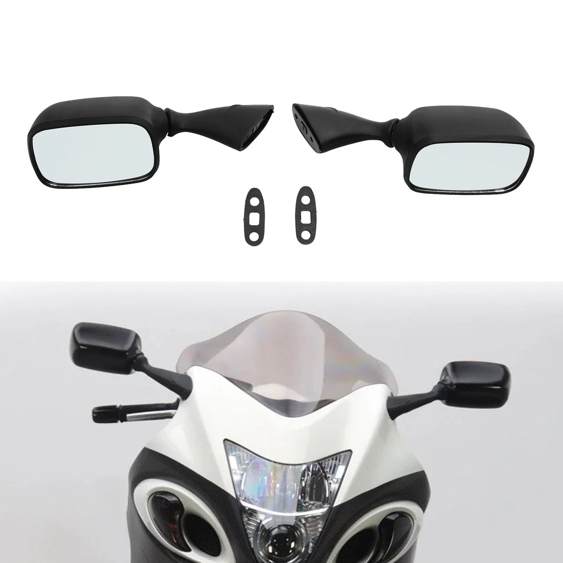 Rear View Mirrors Fit For Suzuki GSX1300R Hayabusa Busa 1997-2011 98 99 01 02 03