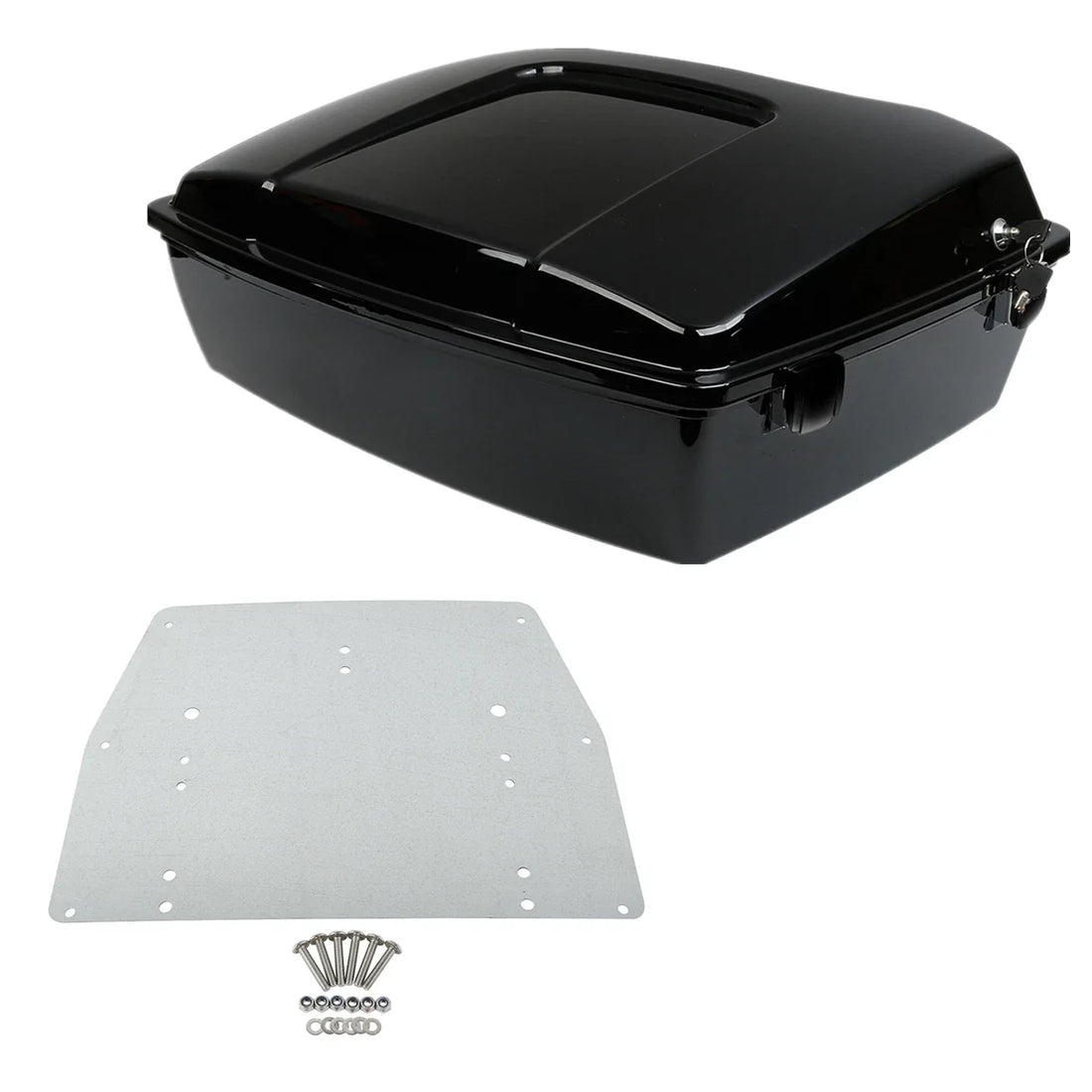 Chopped Trunk & Base Plate Fit For Harley Touring Road Electra Glide 1997-2013