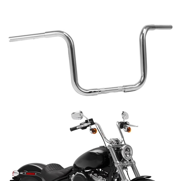 Chrome 12" Rise Ape Hangers Handlebar Fit For Harley Sportster XL Dyna Low Rider