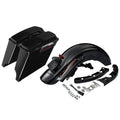 5" Stretched Hard Saddlebags Rear Fender System Fit For Harley Road King 09-2013