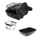 King Trunk Pad 2 Up Mount Rack Fit For Harley Trunk Touring Flht 1997-08