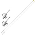 2PCS Antenna Kit Folding Mount Fit For Honda Goldwing 1800 GL1800 2001-2017 2016