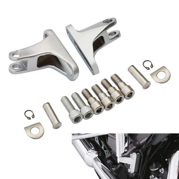 Passenger Foot Peg Mini Mount Kit Fit For Harley Touring Road Street Glide 93-25