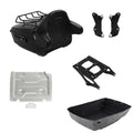 King Trunk Backrest Rack Mount Plate Docking Fit For Harley Street Glide 2014-26