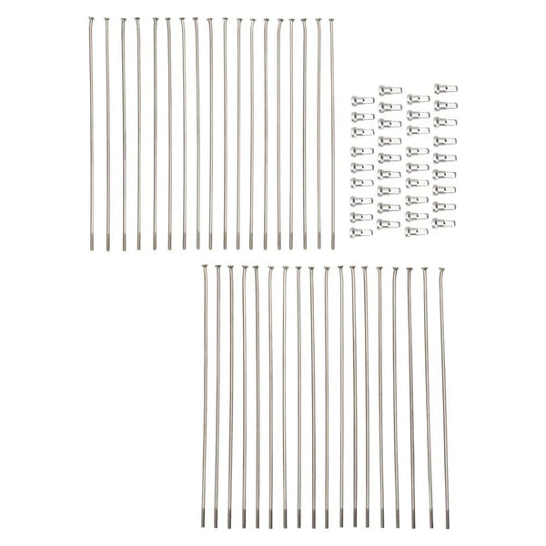 Tusk 1420280041-b0c310 Motorcycle Spoke Kit - Front 21" Silver Spoke/Silver