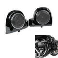 6.5" Speaker Pod Box Grills Lower Vented Fairing Fit For Harley Touring 14-2023