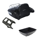 King Trunk Backrest Rack Mount Fit For Harley Touring Electra Glide 09-13