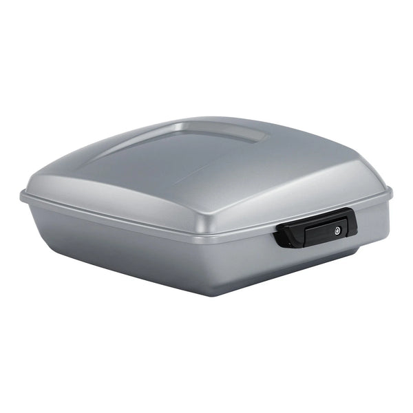 Chopped Trunk Luggage Fit For Harley Road Glide 2014-2025 Atlas Silver Metallic