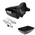 King Trunk Backrest Mount Rack Fit For Harley Street Road Electra Glide 14-2026