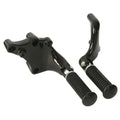 Passenger Foot Pegs Pedal Mount Kit Fit For Harley Sportster XL 883 1200 14-22