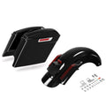 5" Stretched Saddlebags & LED Rear Fender Fit For Harley Cvo Road Glide 2014-24