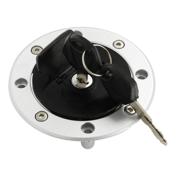 Fuel Tank Gas Cap Cover W/ Key Fit For Suzuki GSXR600 1997-2003 GSXR750 2001-03