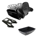 King Trunk Rack Backrest Mount Fit For Harley Touring Electra Glide 2014-2026