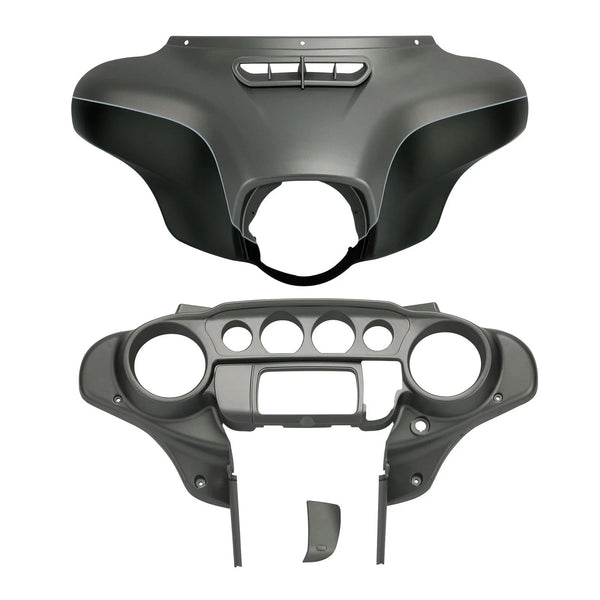 Inner Outer Fairings Fit For Harley Electra Glide 14+ Charcoal Denim/Black Denim