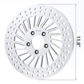 11.8" Front Left Brake Rotors Fit For Harley Touring 2008-2023 Dyna 2006-2017