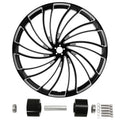 30" Front Wheel Rim w/ Dual Disc Wheel Hub Fit For Harley Touring Flhx 1997-2021