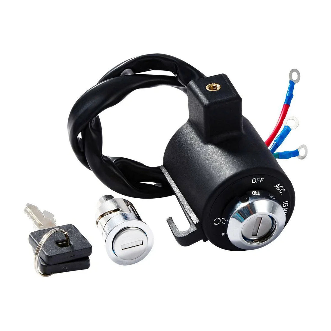 Black Ignition Switch Lock key Set Fit For Harley Sportster XL 883 1995-2003 02