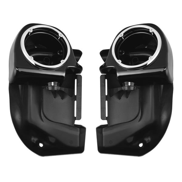 6.5" Speaker Box Pods Lower Vented Leg Fairings Fit For Harley Road King 83-13