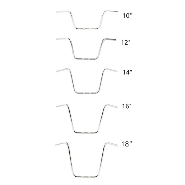 Chrome 10"/12"/14"/16"/18" Ape Hanger 1" Handlebar Fit For Harley Softail Flst