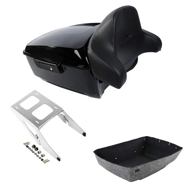 King Trunk Backrest Mount Rack Fit For Harley Sport Glide 18-21