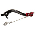 Tusk Aluminum Brake Pedal Red Tip For Husqvarna FE 450 2017-2019