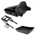 Chopped Trunk Pad Two-Up Mount Fit For Harley Softail Deluxe Flde Flhcs 2018-26