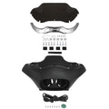 Matte Inner & Outer Fairing Windshield Trim Fit For Harley Road Glide 2004-2013