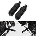 Black Anti Vibration Rubber Footpegs Fit For Harley Softail Fxst Dyna Low Rider