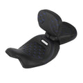 Driver Passenger Seat & Backrest Fit For Harley Touring Street Road Glide 09-23