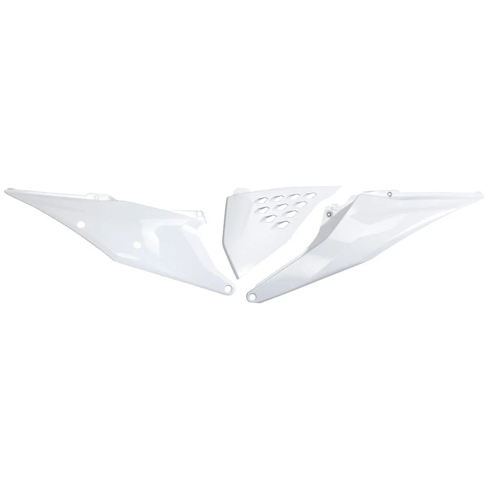 UFO Side Panels Vented 2020 White For KTM 250 XC 2019