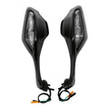 Black LED Turn Signals Rearview Mirrors Fit For Honda CBR1000RR 2017-2025 2018